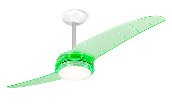 Ventiladores e luminárias Spirit - Blog Myspirit - Ventilador de Teto Spirit 203 Verde Neon LED - combate aos mosquitos