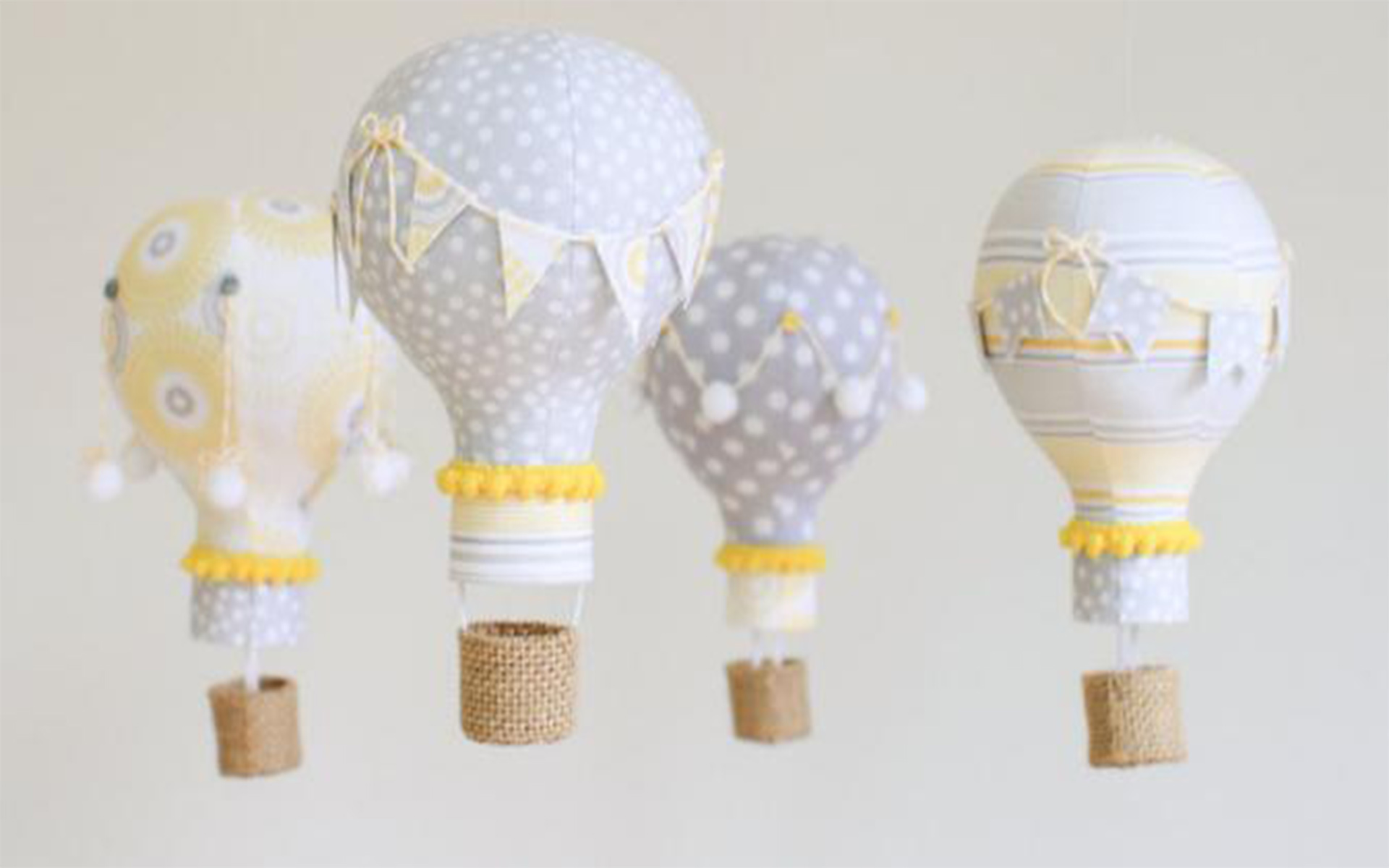 Balões feitos com lâmpadas