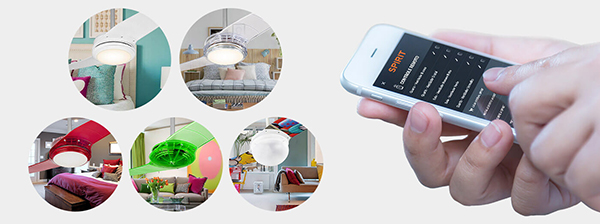 Ventiladores e luminárias Spirit - Blog Myspirit - ventilador de teto controlado por bluetooth - ventilador de teto controlado por smartphone