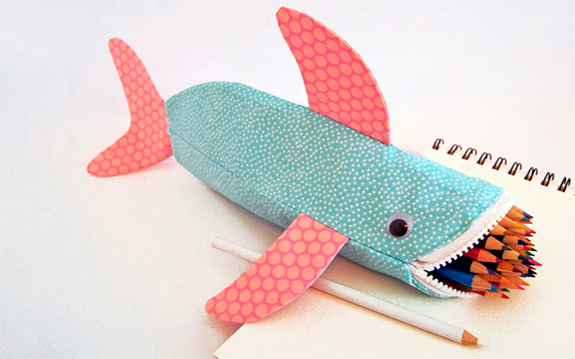 Ventilador de teto Spirit - Blog Myspirit - estojo escolar de tubarão - tubarão - como fazer estojo escolar de tecido