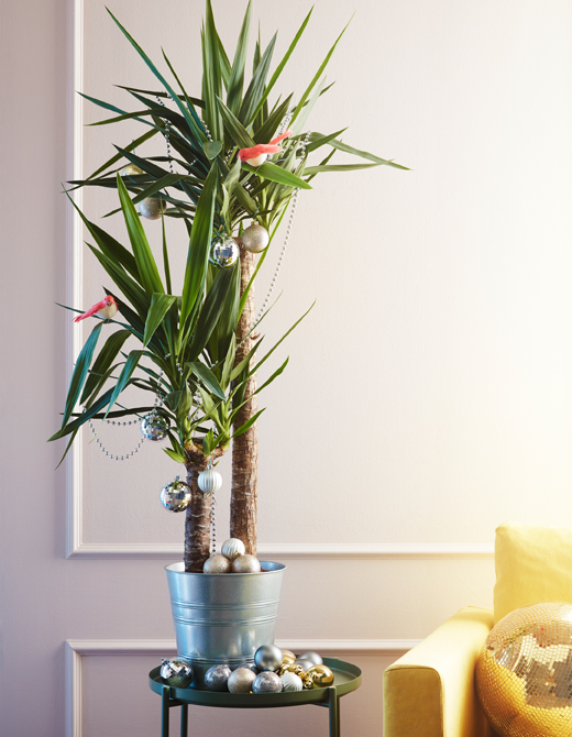 ventilador de teto Spirit - Blog Myspirit - decorar uma planta com enfeites de Natal - decoração de Natal simples e barata